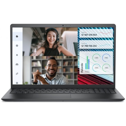 Laptop DELL 15.6'' Vostro 3520, FHD 120 Hz, Procesor Intel® Core™ i7-1255U, 12M Cache, up to 4.70 GHz, 16 GB DDR4, 512 GB SSD, Intel Integrated Graphics, Windows 11 Pro, Carbon Black, 3Yr ProSupport