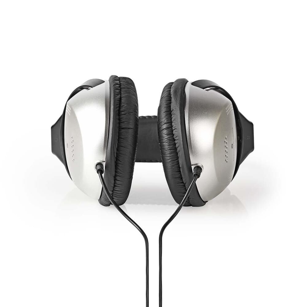 Casti over-ear cu fir, Lungime cablu: 6,00 m, Control volum, Argintiu-Negru