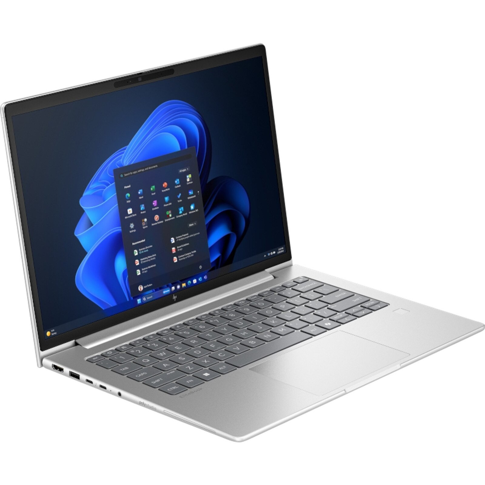 Laptop HP EliteBook 8 G1i, 14" WUXGA, Intel® Core™ Ultra 5 225U pana la 4.8 GHz, 24 GB RAM DDR5 5600, 512 GB SSD, Intel Graphics, Windows 11 Pro, Glacier Silver 512 GB