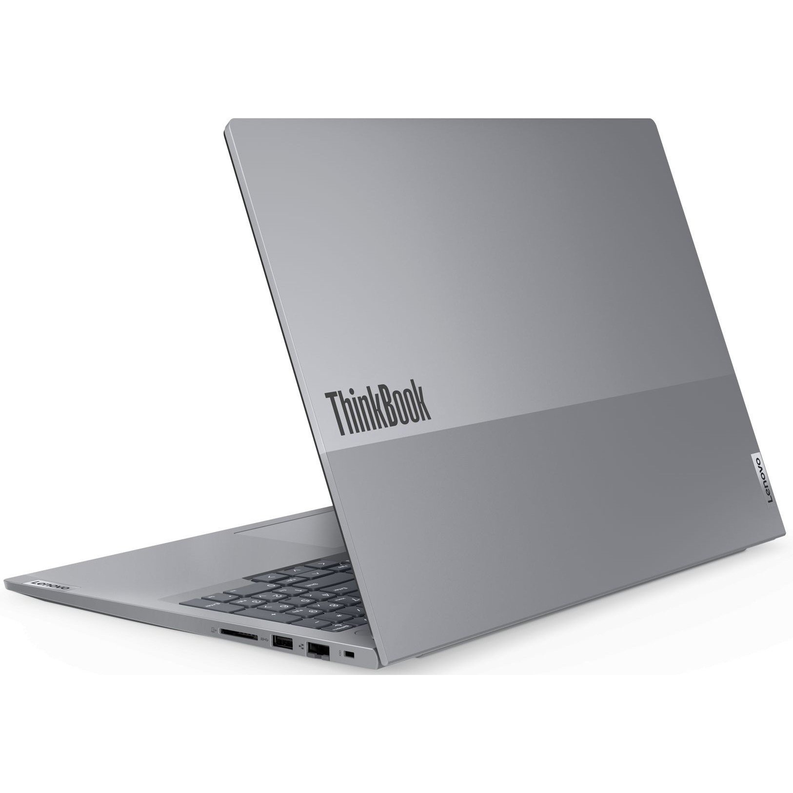 Laptop Lenovo ThinkBook 16 G6 IRL, 16" WUXGA 1920x1200 IPS 300nits, Intel Core i3-1315u 6-core, 64 GB DDR5, 512 GB SSD m2 PCIe, 1TB SSD m2 PCIe, Intel UHD Graphics, Windows 11 Pro, Aluminium Case 1.70 kg Arctic Grey