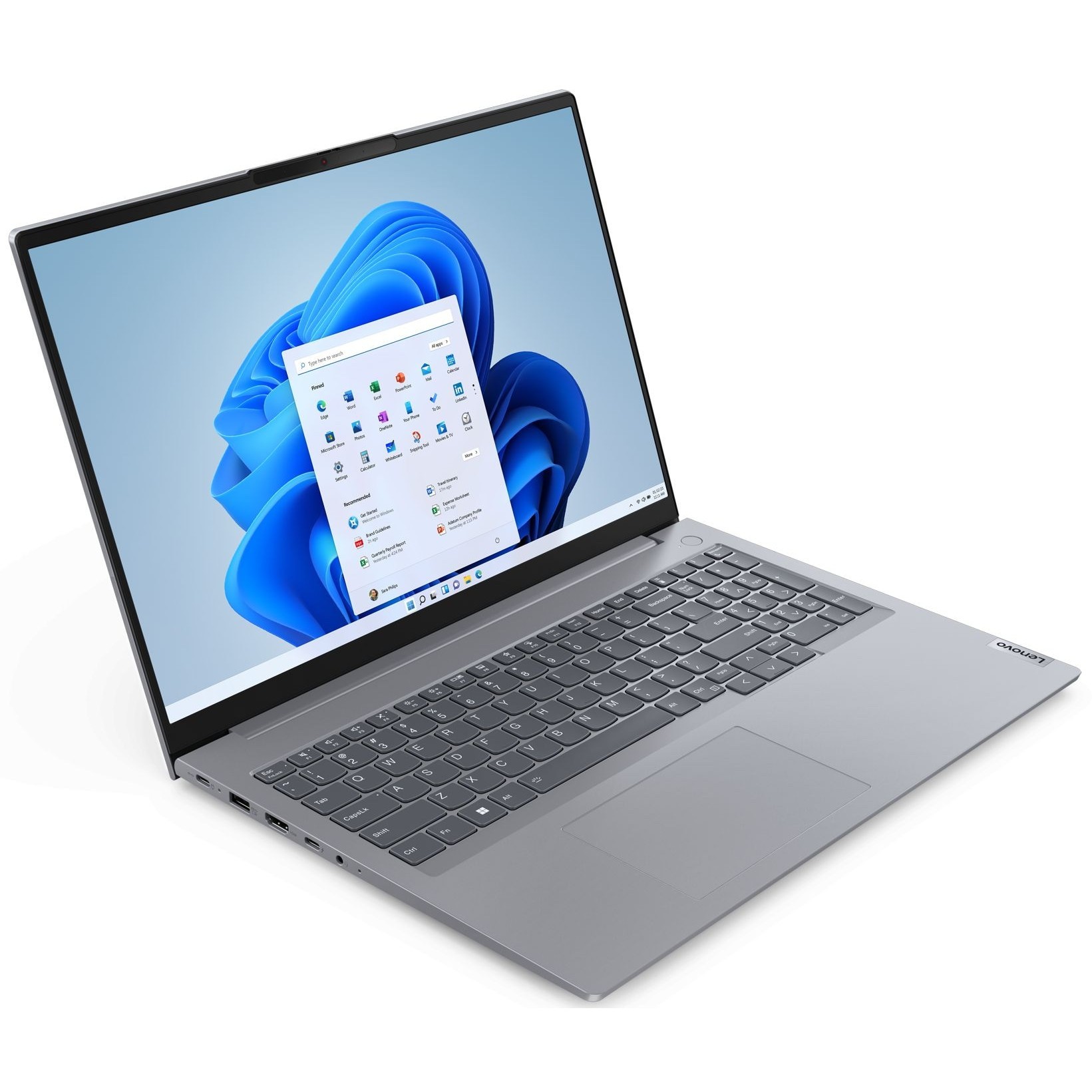 Laptop Lenovo ThinkBook 16 G6 IRL, 16" WUXGA 1920x1200 IPS 300nits, Intel Core i3-1315u 6-core, 64 GB DDR5, 512 GB SSD m2 PCIe, 1TB SSD m2 PCIe, Intel UHD Graphics, Windows 11 Pro, Aluminium Case 1.70 kg Arctic Grey