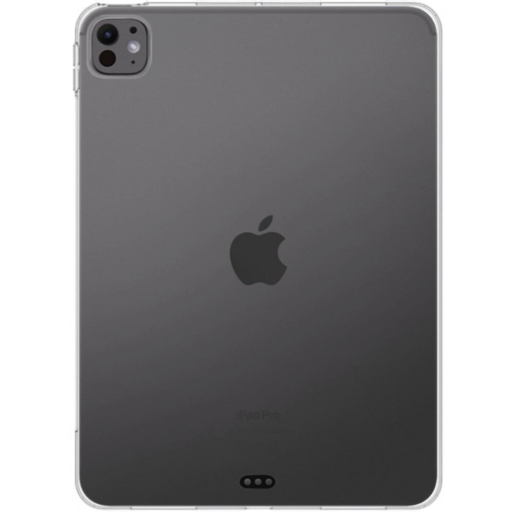 Husă tabletă compatibilă cu iPad Pro 11 2024 (Gen. 5, 11 inch) - husă de spate din silicon transparentă, rezistentă la șocuri
