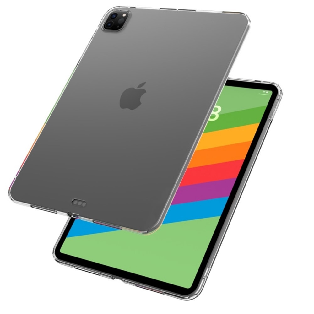 Husă tabletă compatibilă cu iPad Pro 11 2024 (Gen. 5, 11 inch) - husă de spate din silicon transparentă, rezistentă la șocuri
