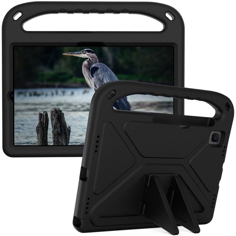 Husa copii pentru Samsung Galaxy Tab S10Lite/S10Fe/S10/S9/S9FE, 11", Sigloo, stand Built-in, Protectie 360, Negru