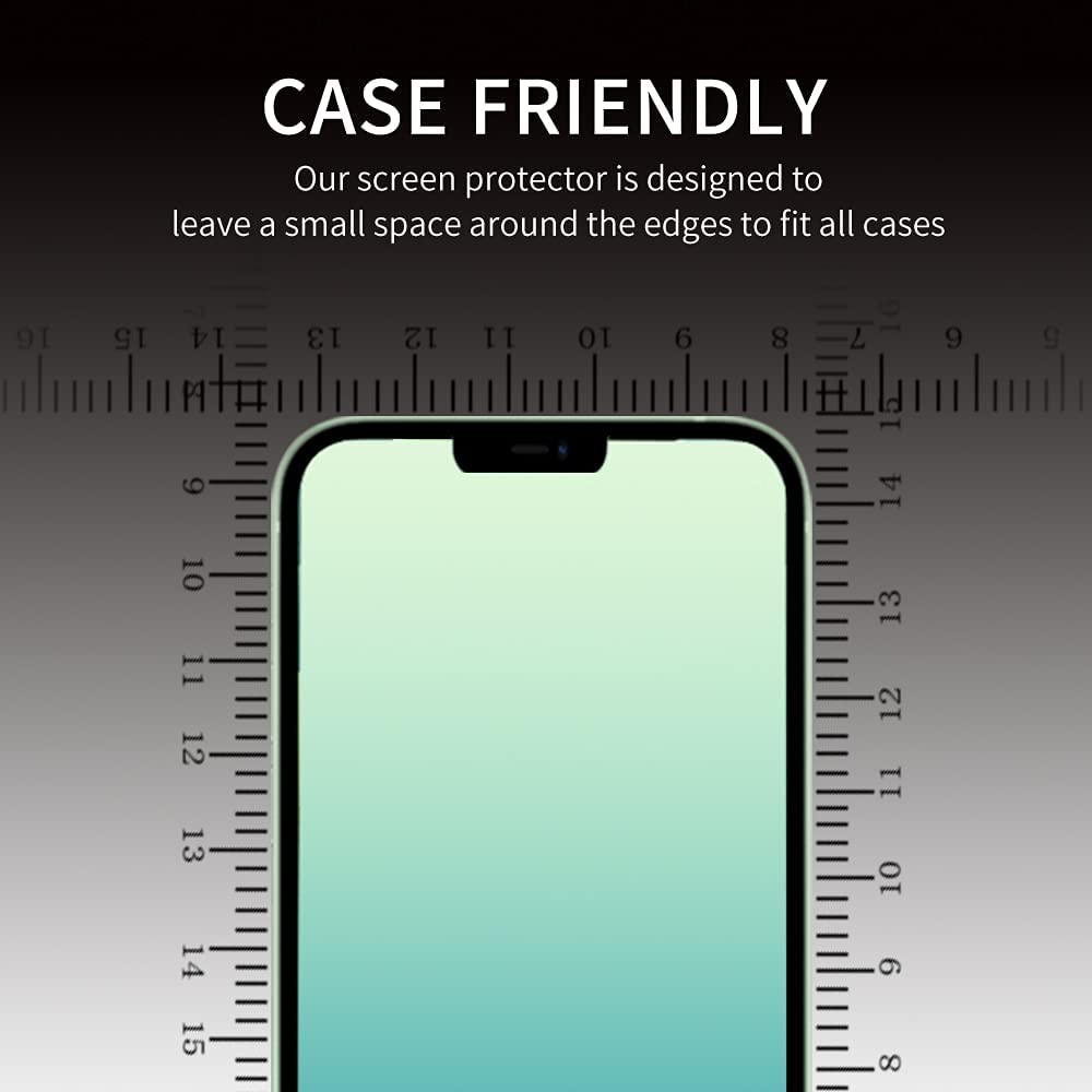 Set 2 folii protectie ecran, Sticla securizata, Privacy, Compatibil cu iPhone 13/13 Pro/14