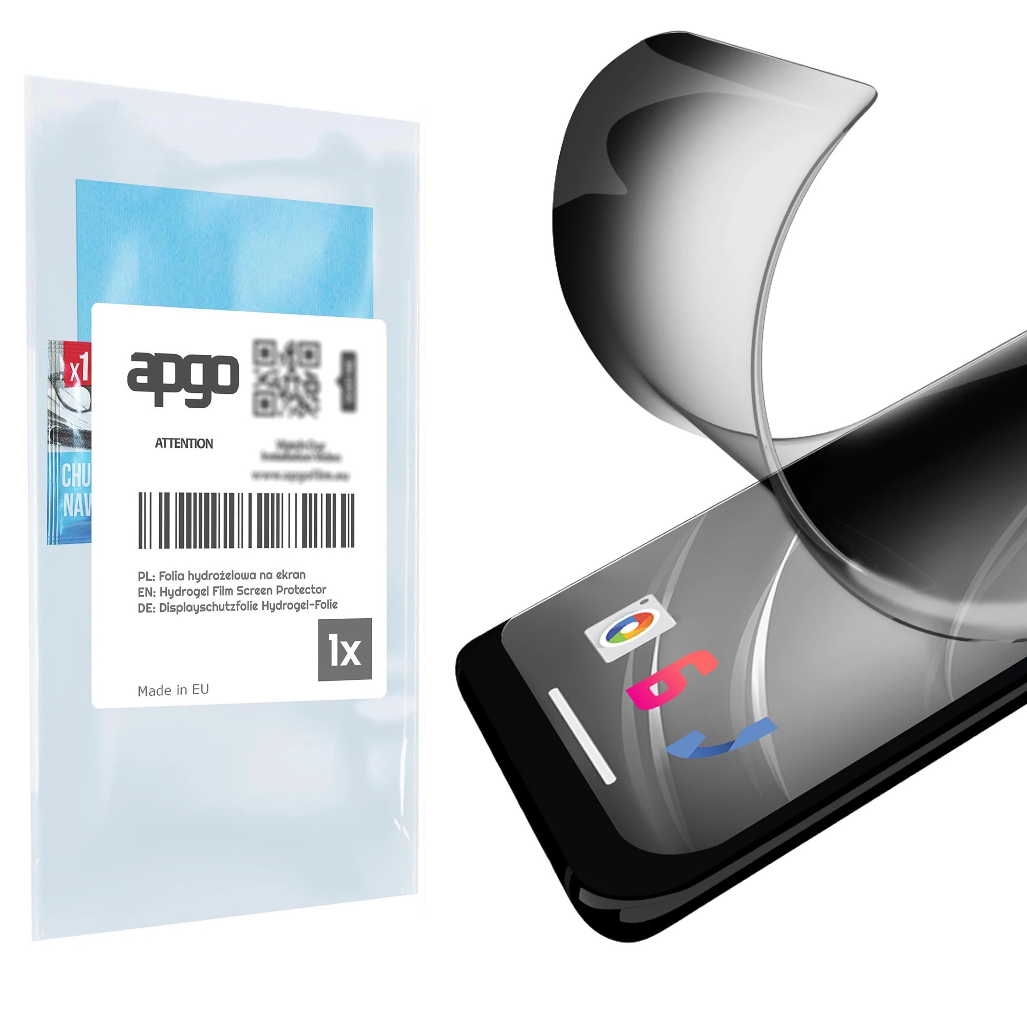 Folie protectie PRIVACY apgo, pentru Samsung Galaxy S25 Ultra, efect anti-spionaj, Hidrogel, Full Glue, 5D, mat, ultra-subtire
