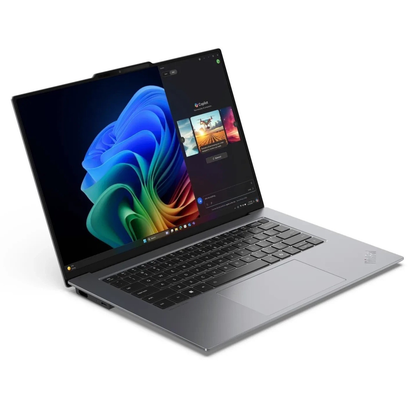 Laptop Lenovo ThinkPad X9-15 G1, 15.3" 2.8K Touchscreen, Intel® Core™ Ultra 7 258V pana la 4.8 GHz, 32 GB RAM LPDDR5x 8533, 1 TB SSD, Intel Arc Graphics 140V, Windows 11 Pro, Grey 1 TB