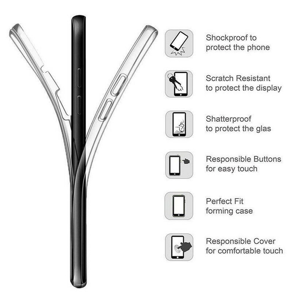 Husa de protectie 360 pentru Samsung Galaxy A57, Protectie Completa Fata-Spate, Transparent