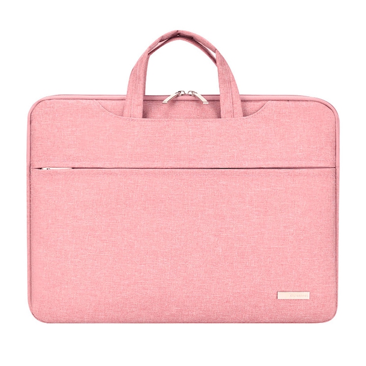 Husa laptop, rezistenta la socuri, impermeabila, roz, pentru laptop de 11 inch