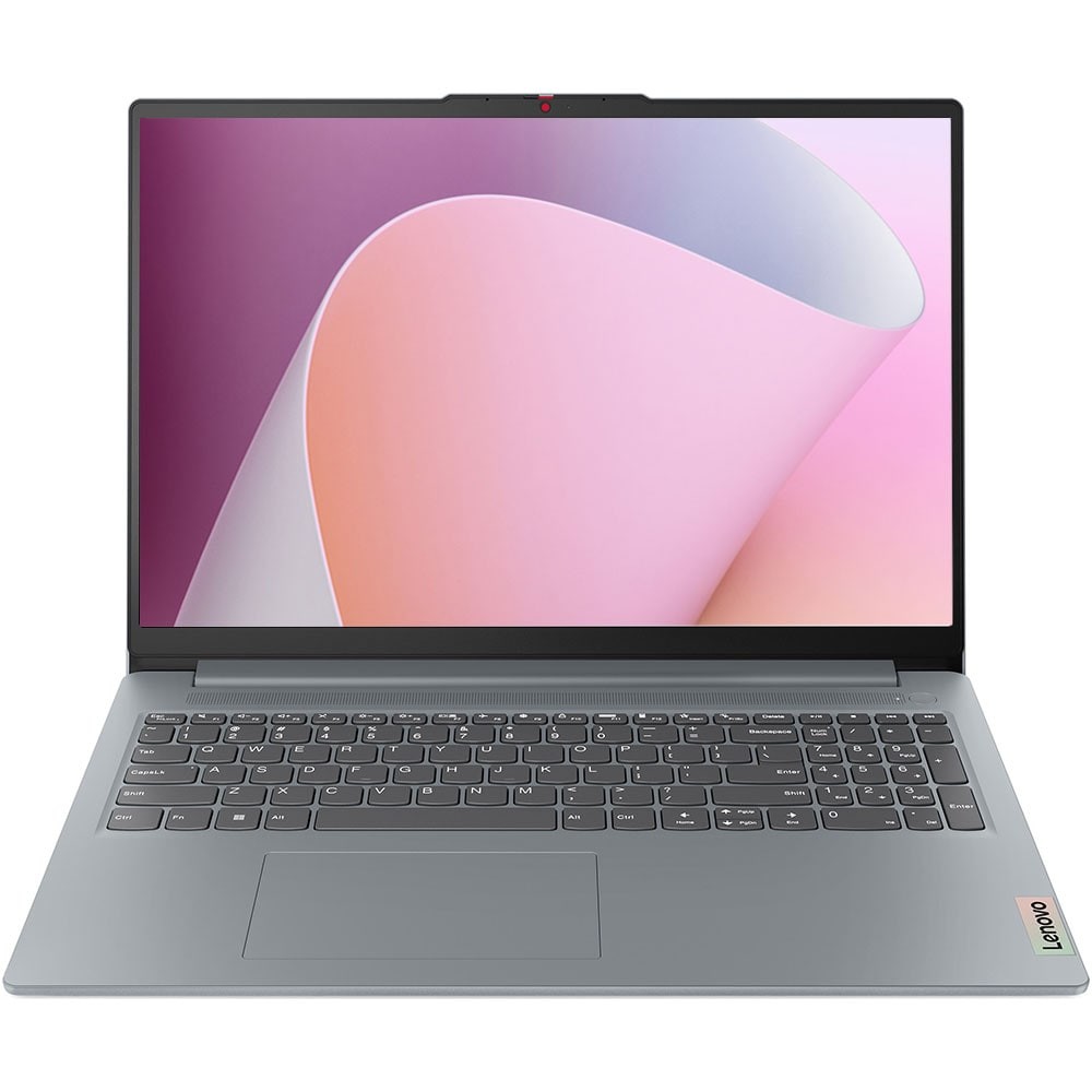 Laptop Lenovo IdeaPad Slim 3 16ABR8 cu procesor AMD Ryzen™ 7 7730U pana la 4.5 GHz, 16", WUXGA, IPS, 16GB, 512GB SSD, AMD Radeon™ Graphics, No OS, Arctic Grey