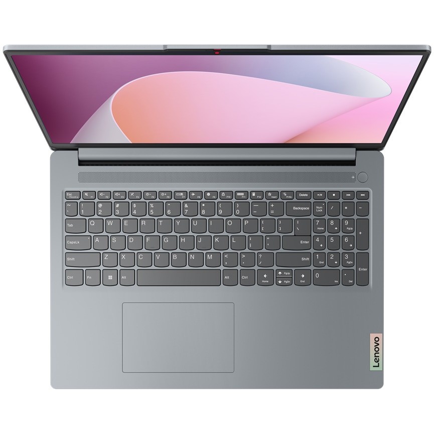 Laptop Lenovo IdeaPad Slim 3 16ABR8 cu procesor AMD Ryzen™ 7 7730U pana la 4.5 GHz, 16", WUXGA, IPS, 16GB, 512GB SSD, AMD Radeon™ Graphics, No OS, Arctic Grey