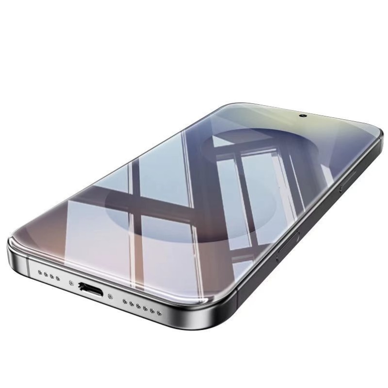 Set de 3 folii de protectie pentru Samsung Galaxy A55, sticla securizata anti-soc 9H, acoperire completa a ecranului