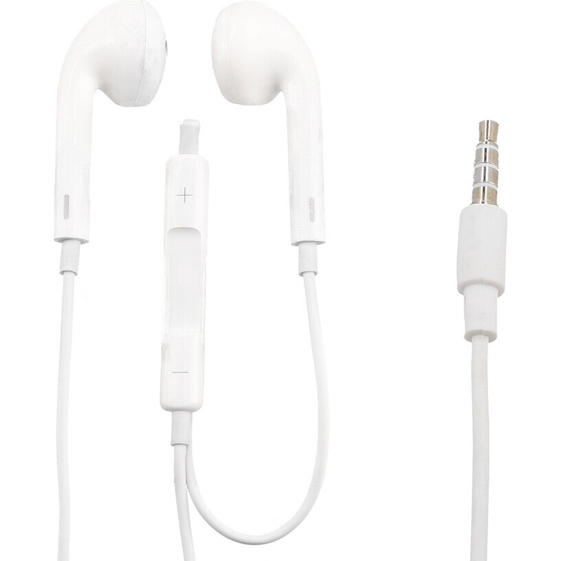 Casti Audio In Ear, Lamtech LAM020663, cu fir, 3.5mm Jack, Alb