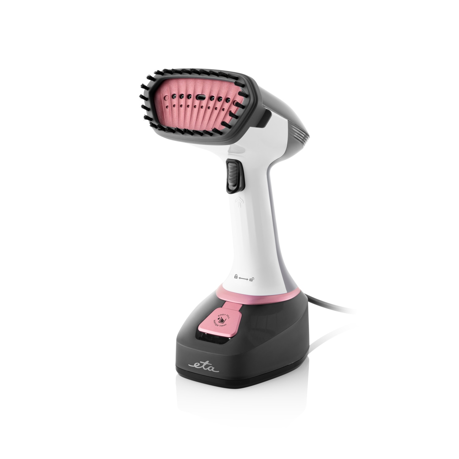 Fier de calcat cu aburi ETA Stephany ceramic alb-gri 1400W 380ml