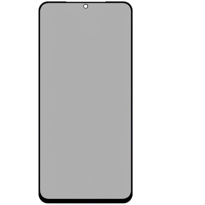 Folie sticla Privacy compatibila cu Samsung Galaxy A36 5G, Full Glue, Sticla Securizata, Anti-Spy, Claritate HD, Aplicare Usoara, Negru