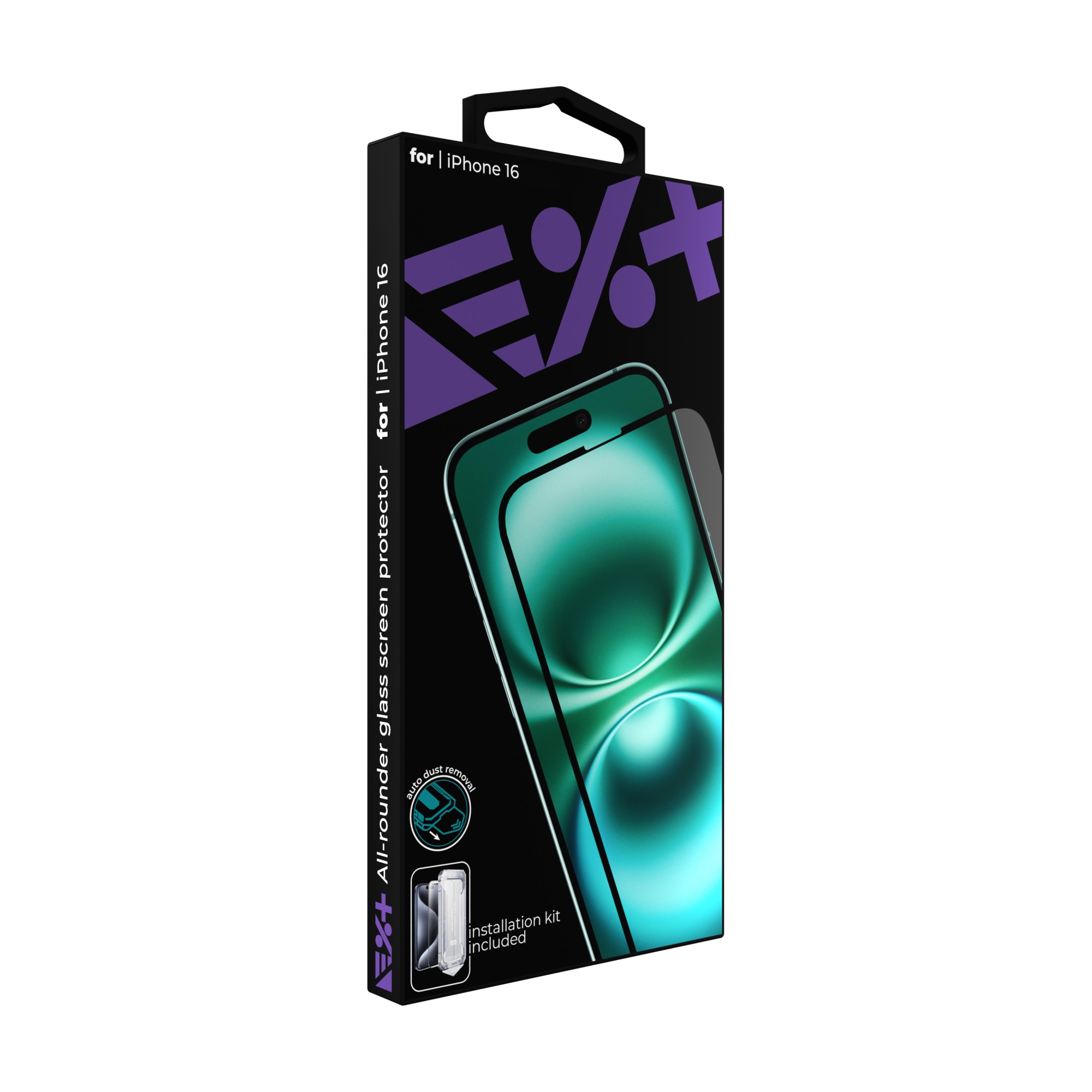 Folie de protectie din sticla All-rounder NEXT ONE pentru iPhone 16