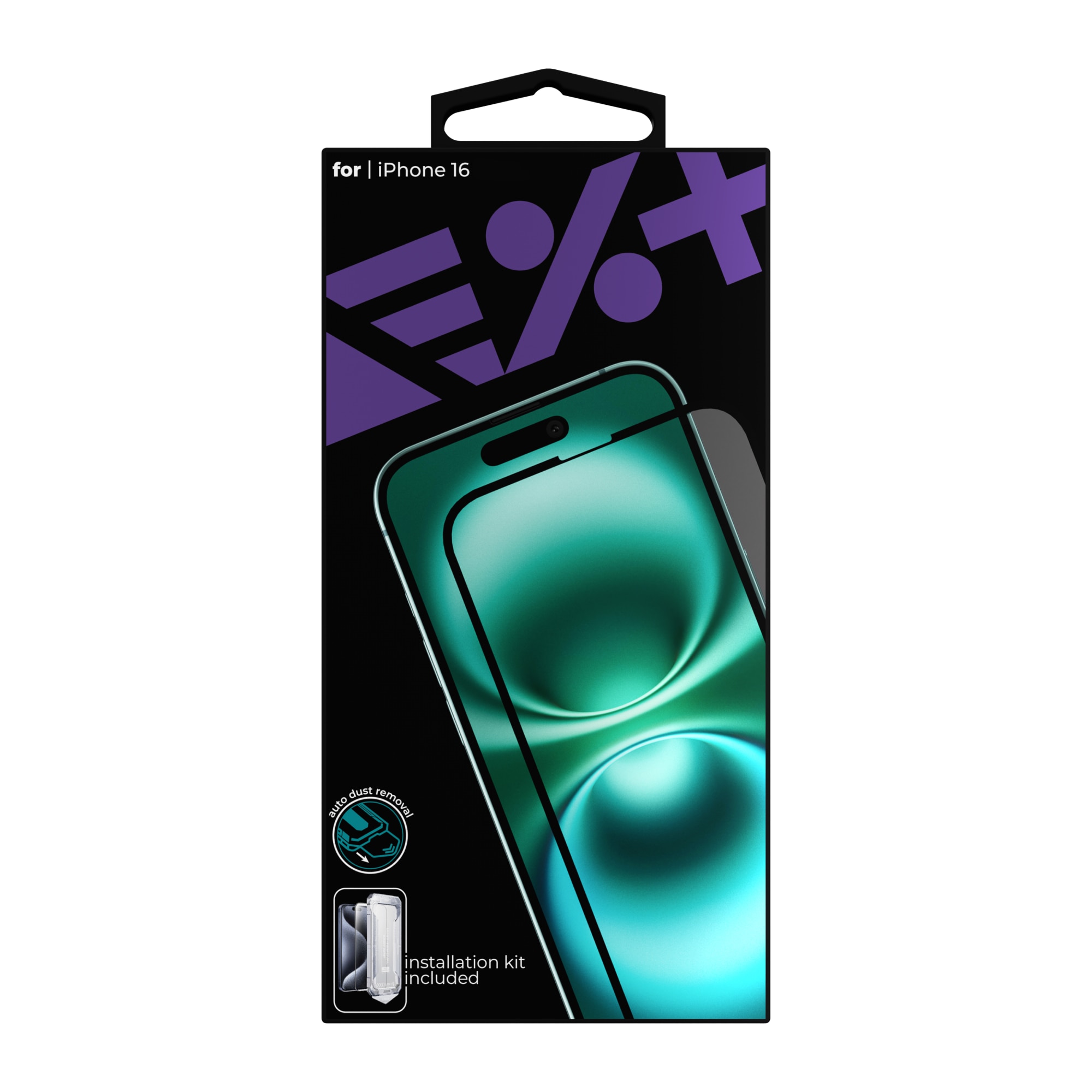 Folie de protectie din sticla All-rounder NEXT ONE pentru iPhone 16