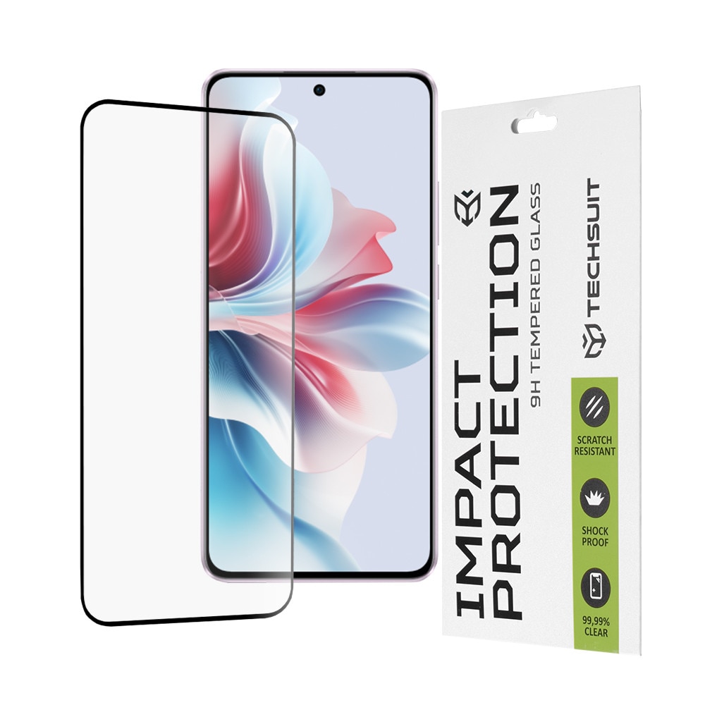 Glass shield Display pentru Oppo Reno11 F, S56, Protective glass, Deep Dark