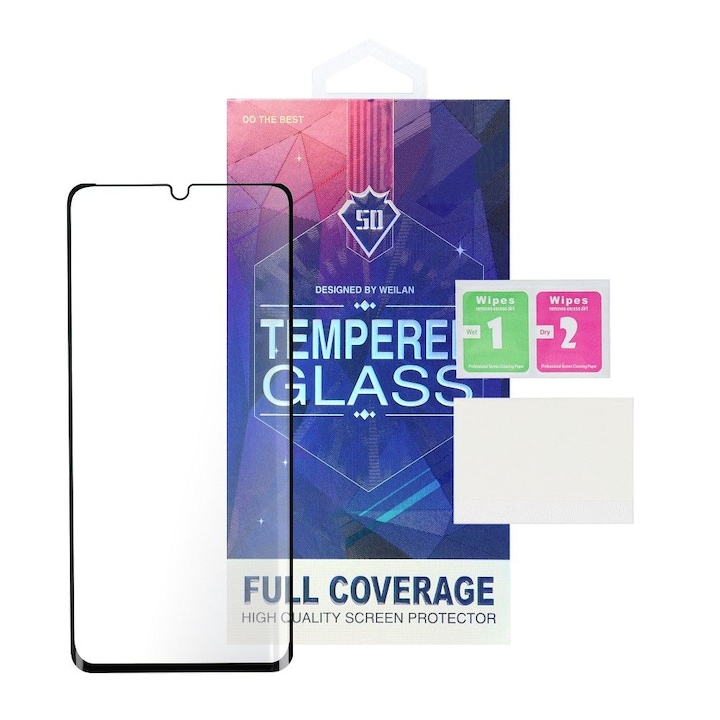 Folie protectie Tempered Glass pentru Xiaomi Redmi 15 5G black