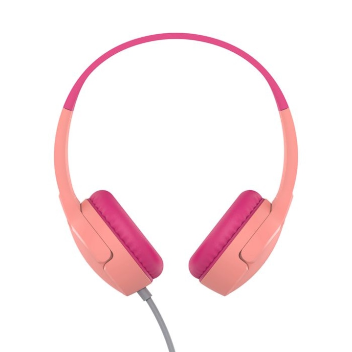 Casti cu fir copii, Belkin, Roz