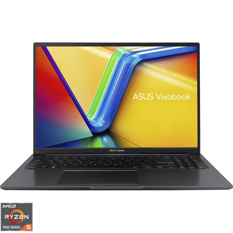 Laptop Asus Vivobook 15 M1502YA-BQ325, 90NB0X21-M00JW0, 15.6", AMD Ryzen 5 7430U (6-core), AMD Radeon Graphics, 16GB DDR4, SSD 512GB, no os, albastru