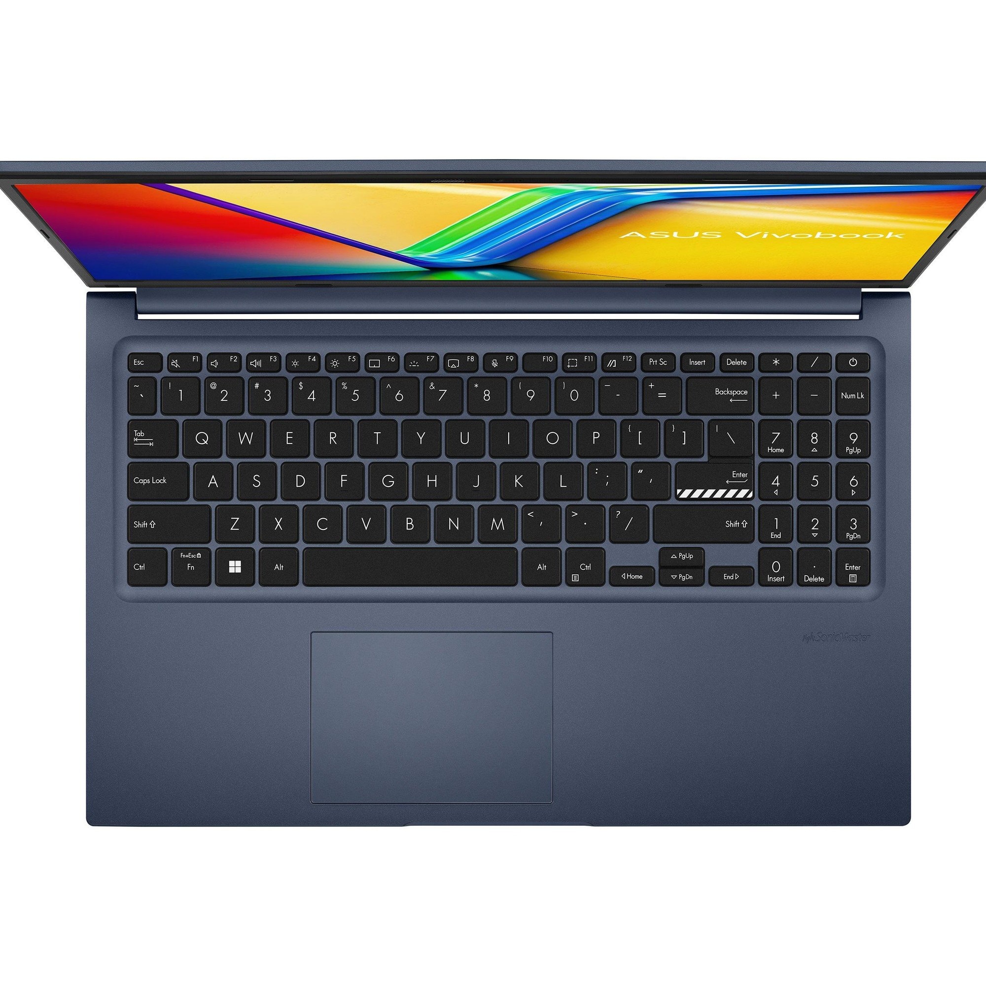 Laptop Asus Vivobook 15 M1502YA-BQ325, 90NB0X21-M00JW0, 15.6", AMD Ryzen 5 7430U (6-core), AMD Radeon Graphics, 16GB DDR4, SSD 512GB, no os, albastru