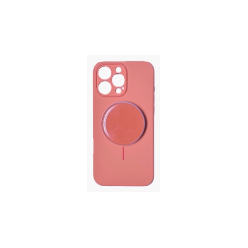 Husa de telefon cu incarcare magnetica din silicon lichid portocaliu pentru iPhone 16 Pro Max