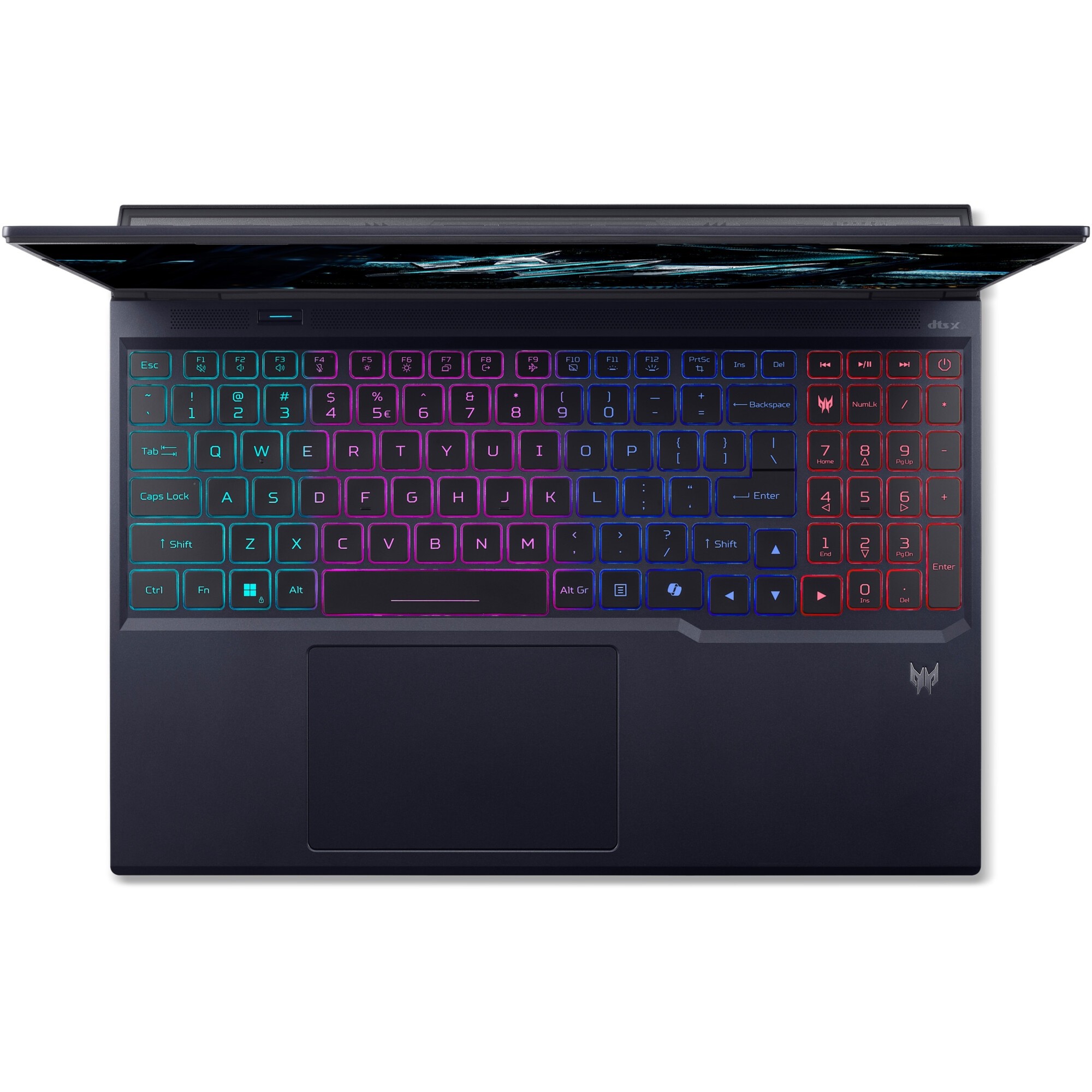 Laptop Gaming Acer Predator Helios Neo 16 AI PHN16-73-990X cu procesor Intel® Core™ Ultra 9 275HX pana la 5.4GHz, 16'', WQXGA, IPS, 240Hz, 64GB DDR5 RAM, 2TB SSD, NVIDIA® GeForce RTX™ 5070 Ti 12GB GDDR7, Windows 11 Home, Abyssal Black