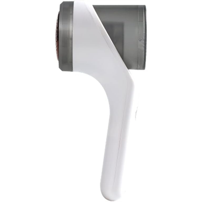 Aparat Scame si Par Haine, Electric, USB inclus, Periuta Curatare, pentru Diferite Tesaturi, 3 Trepte, 20.5 x 8.8 x 7 cm, Alb