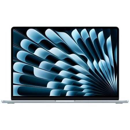 Laptop Apple MacBook Air Z1HD000L2, 15.3 inch 2880 x 1864, Apple M4 10-Core 10 C / 10 T, 16 GB RAM, 256 GB SSD, Apple 10-core GPU, Mac OS, Sky Blue