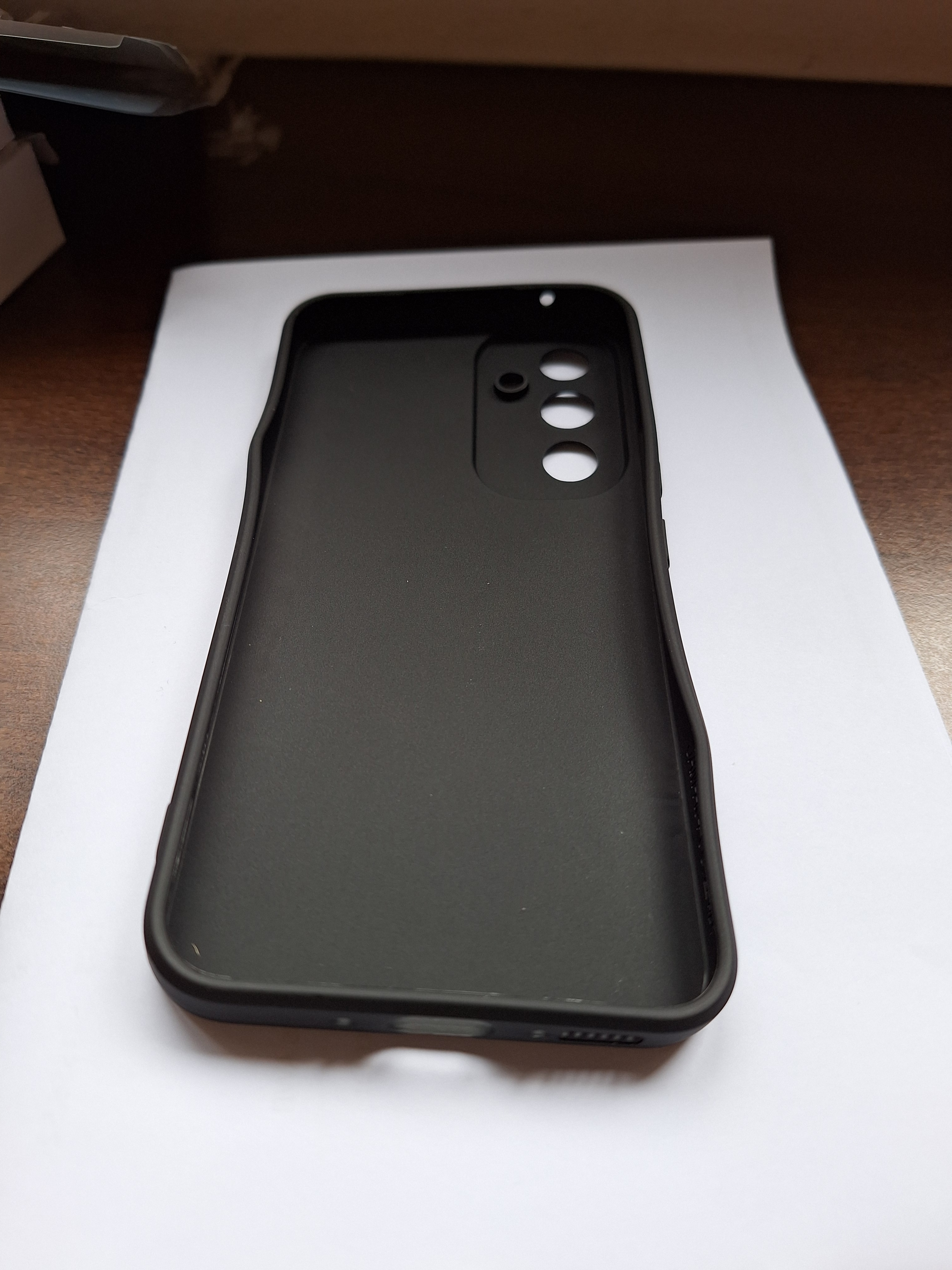 Husa de protectie Lemontti Silicon Soft Slim pentru Samsung Galaxy A54 5G, Negru