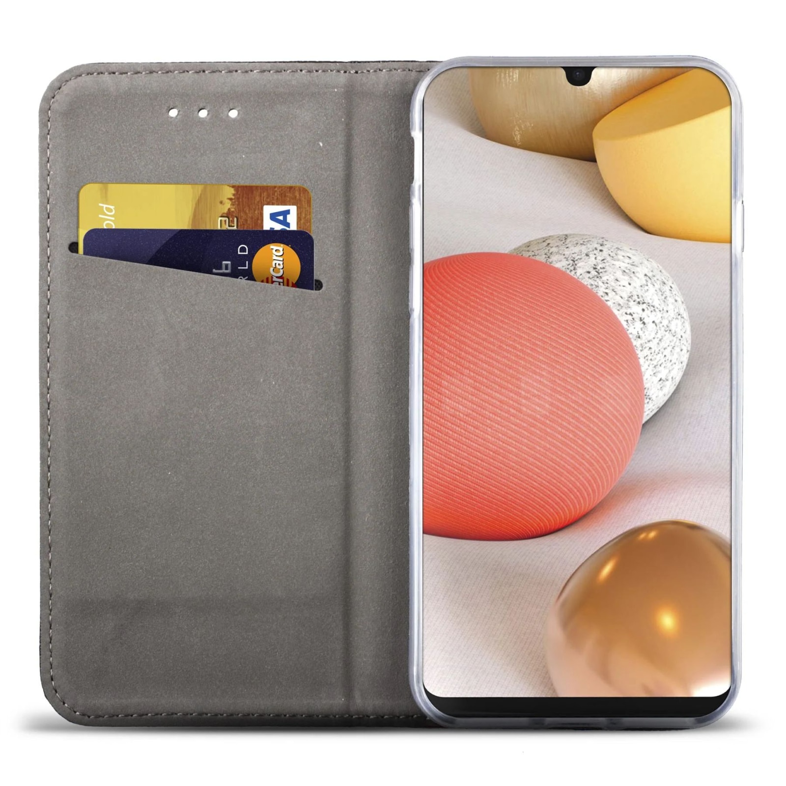 Husa Tip Carte pentru Samsung A12 / A12 Nacho / M12 Albastru