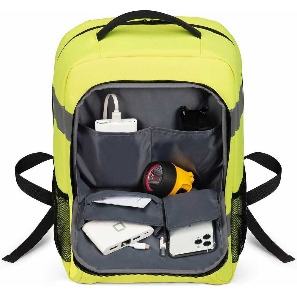 Geanta laptop DICOTA kuprinA- HI-VIS Base 24L galben