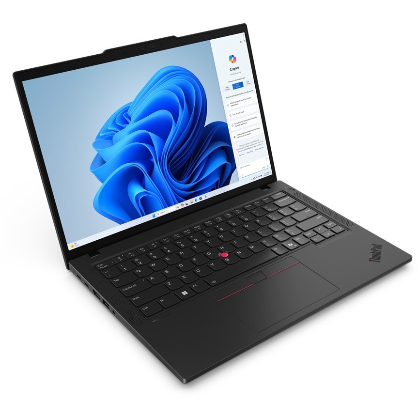 Laptop ThinkPad T14 Gen 5 cu procesor Intel® Core™ Ultra 7 155U pana la 4.8GHz, 14" WUXGA, IPS, 16GB DDR5, 512GB SSD, Intel® Graphics, Windows® 11 Pro, Black, 3y Courier or Carry-in