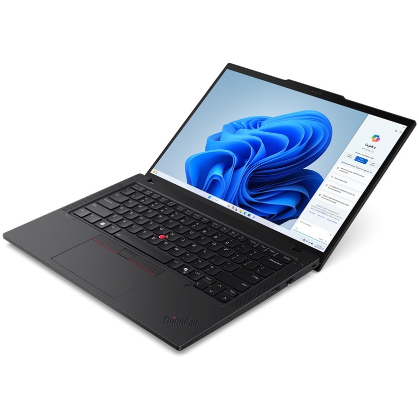 Laptop ThinkPad T14 Gen 5 cu procesor Intel® Core™ Ultra 7 155U pana la 4.8GHz, 14" WUXGA, IPS, 16GB DDR5, 512GB SSD, Intel® Graphics, Windows® 11 Pro, Black, 3y Courier or Carry-in