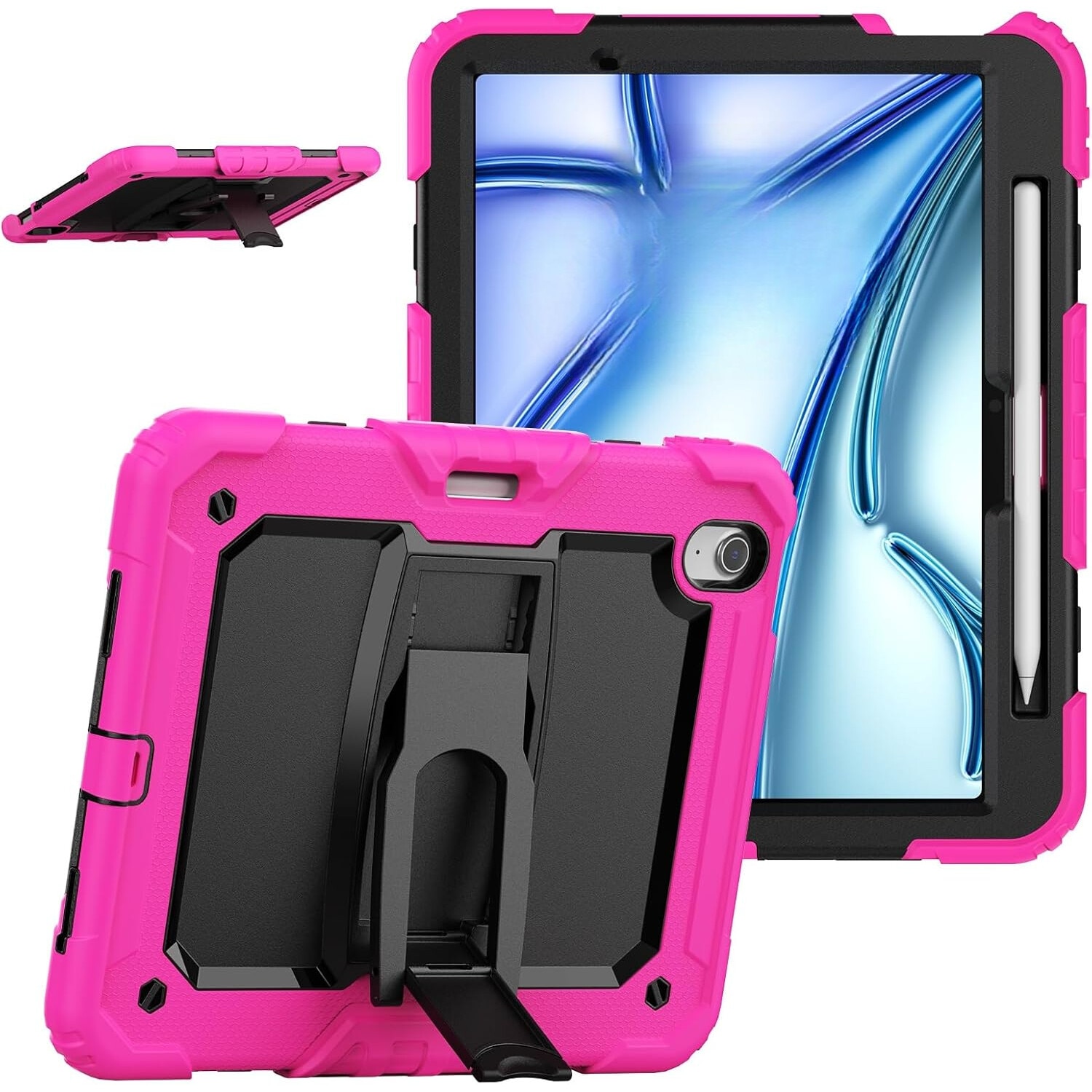 Husa pentru iPad Pro 3/2/1 11”, cu suport, roz