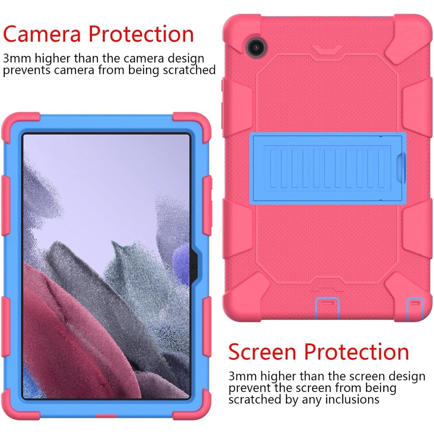 Husa tableta cu suport pentru Samsung Galaxy Tab A7 10.4", roz