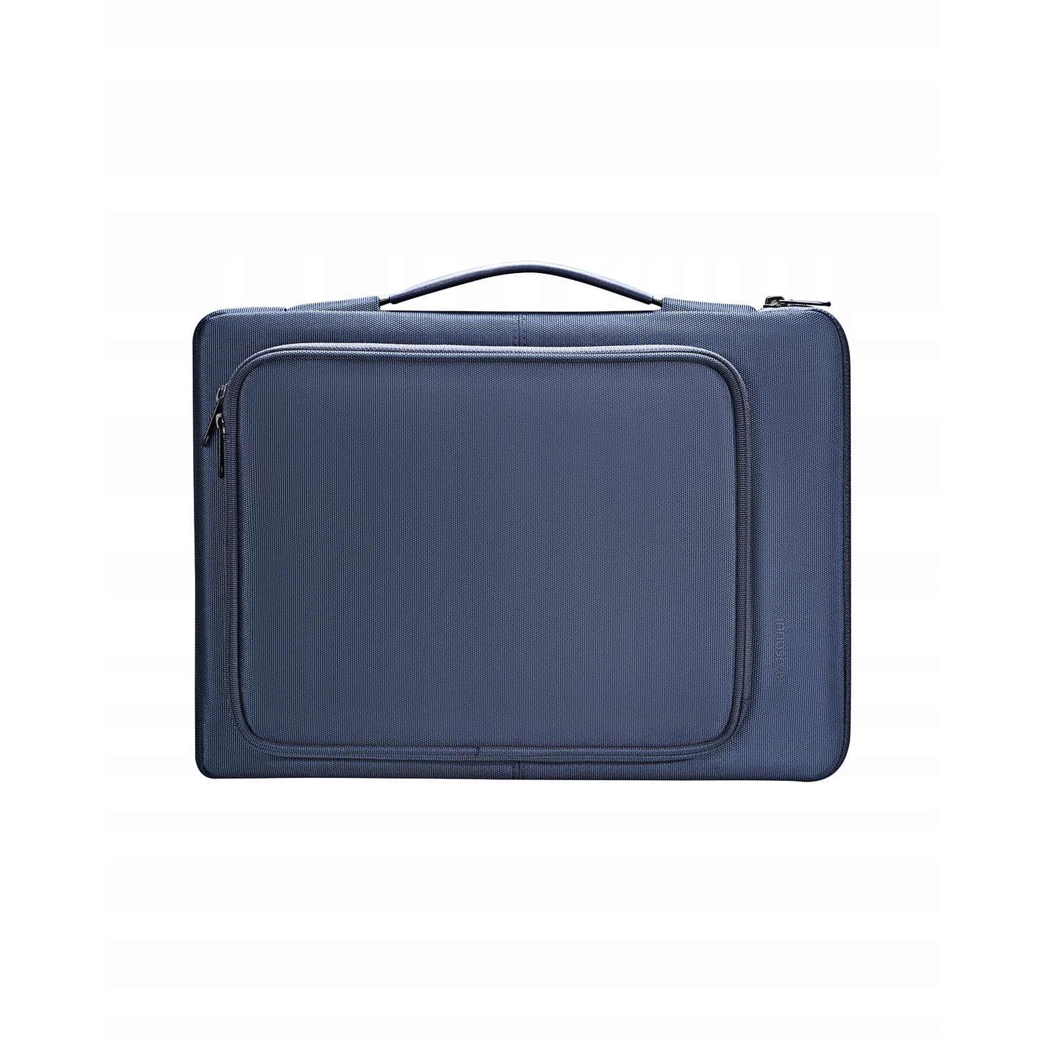 Geanta laptop Innostyle® impermeabila OmniProtect®, material ecologic din 38 sticle PET, dimensiuni externe 39x28x5cm, interne 37x26x3cm, pentru laptopuri de 16" si 15,6", fermoare YKK, usoara (480g), albastru