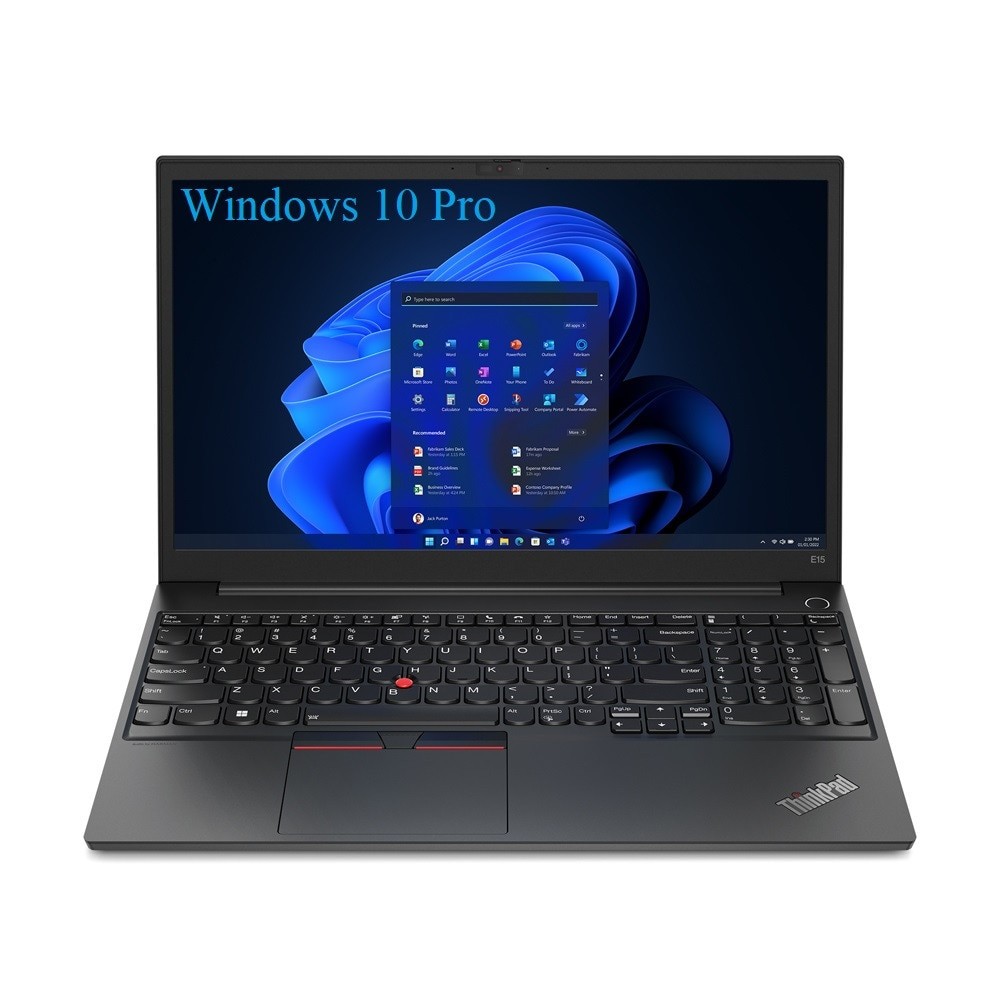 Laptop Lenovo ThinkPad E15 Gen 4 (Intel), 15.6" FHD IPS, Intel Core i5-1235U 10-core, 16 GB DDR4, 2 x 1TB SSD m2 PCIe, Intel Iris Xe Graphics, Windows 10 Pro, Aluminium Case 1.70 kg Black