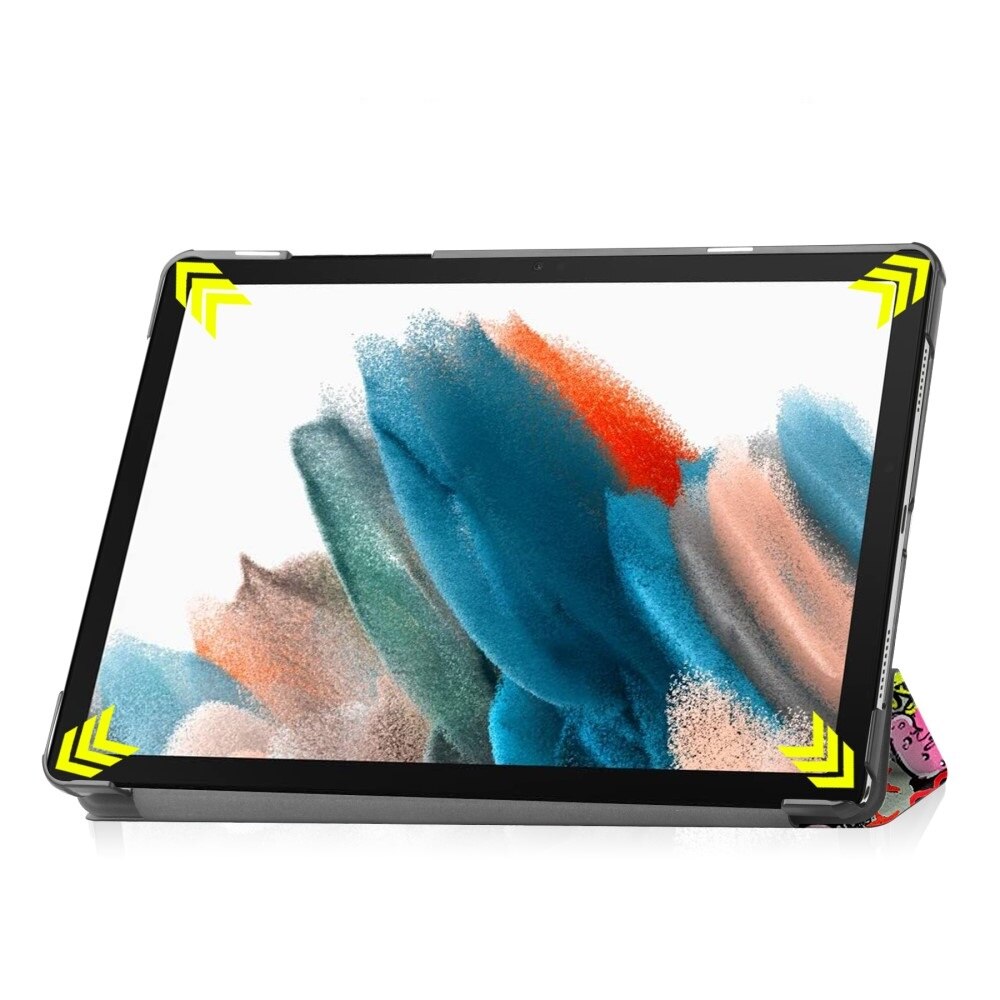 Husa pentru Samsung Galaxy Tab A9+, XGSM, Smartcase, Model graffiti, Multicolor
