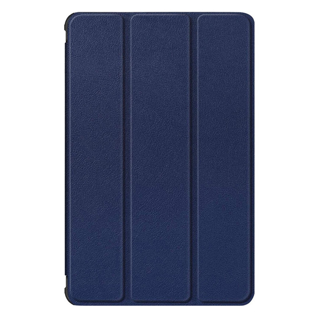 Husa tableta din piele compatibila cu Samsung Galaxy Tab A9, Protectie Completa, Functie de Stand, Optim Technology, Albastru