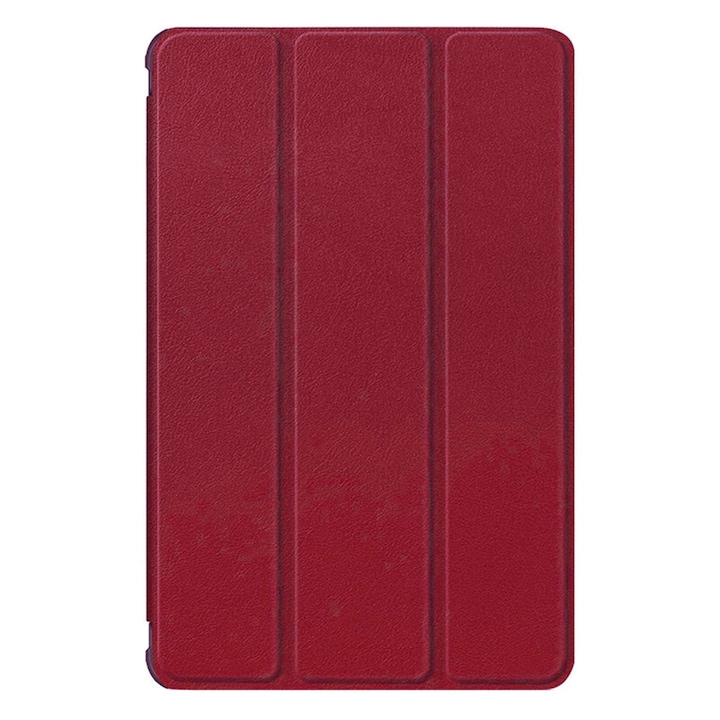 Husa tableta din piele pentru Lenovo Tab M10 (TB-X605F/X505F), Protectie Completa, Functie de Stand, Rosu