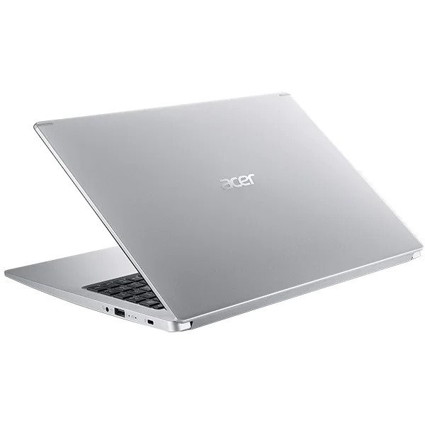 Laptop ACER Aspire 5 A515-55, Intel Core i5-1035G1 pana la 3.6GHz, 15.6" Full HD, 8GB, SSD 512GB, Intel UHD Graphics, Free DOS, Argintiu