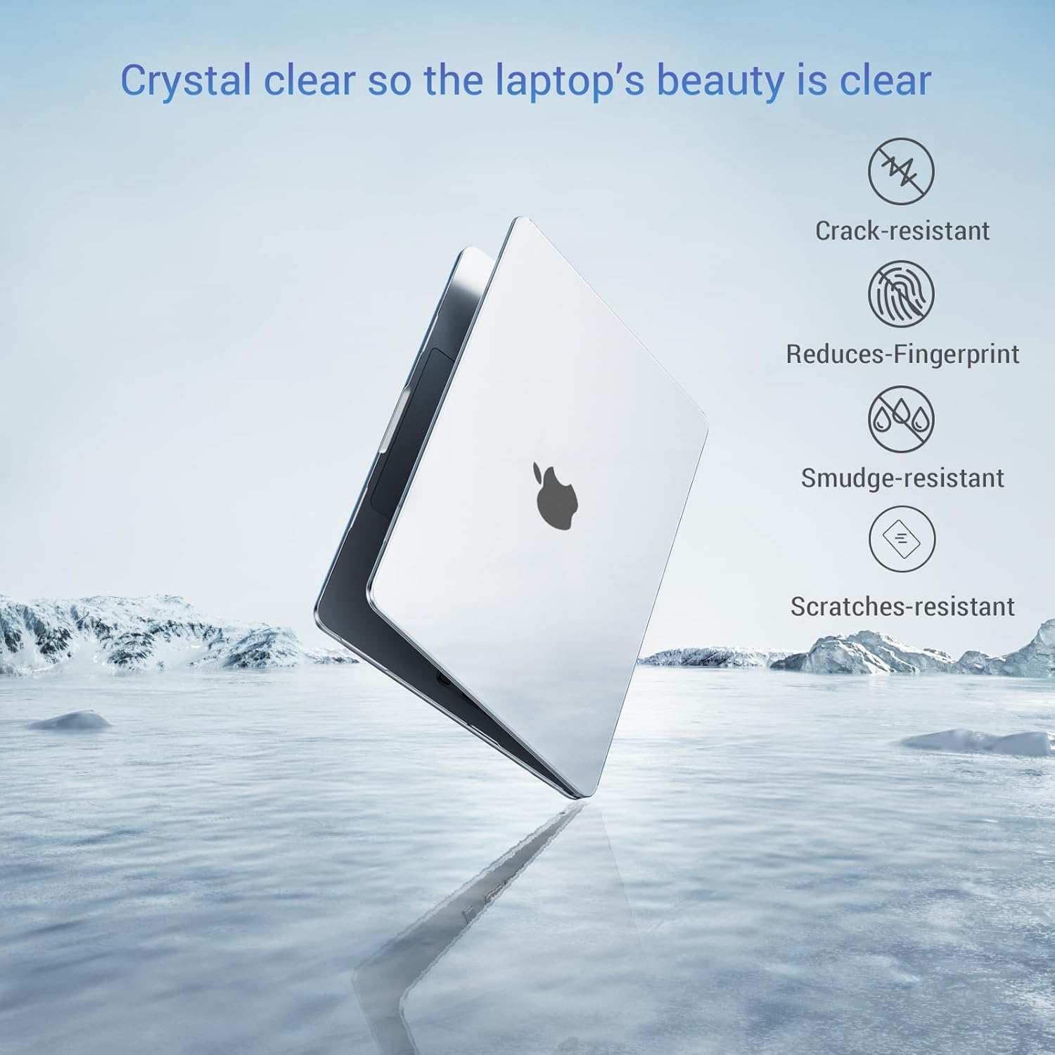 Husă de protecție laptop REDZ Accessories Ultra-subtire Transparent 13 inch