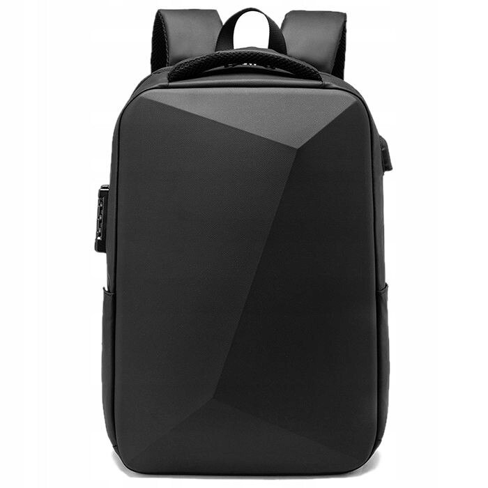 Rucsac laptop Mozos PM37, 15,6", antiefractie, extensibil, negru, 45x32x13-21cm