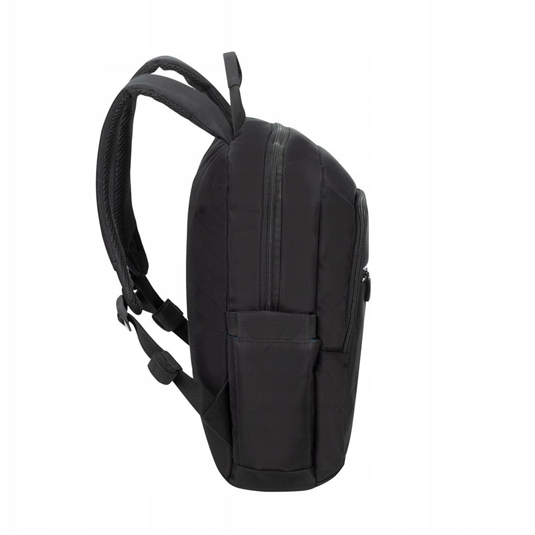 Rucsac laptop Rivacase Alpendorf 13,3"-14", negru, material waterproof, dimensiuni 25,5x40x13cm