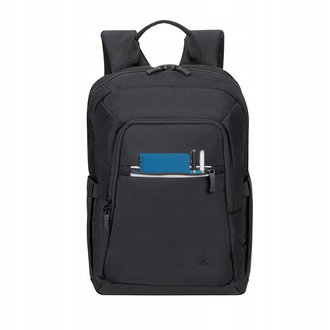 Rucsac laptop Rivacase Alpendorf 13,3"-14", negru, material waterproof, dimensiuni 25,5x40x13cm