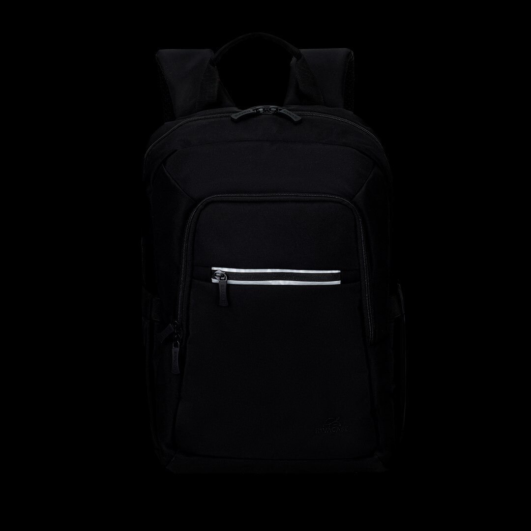 Rucsac laptop Rivacase Alpendorf 13,3"-14", negru, material waterproof, dimensiuni 25,5x40x13cm