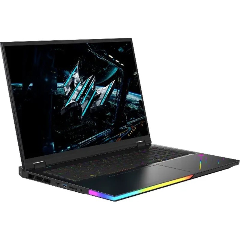 Laptop Acer Gaming 18'' Predator Helios 18 AI PH18-73, WQXGA Mini LED 250Hz, Procesor Intel® Core™ Ultra 9 275HX (36M Cache, up to 5.40 GHz), 32GB DDR5, 2TB SSD, GeForce RTX 5080 16GB, Win 11 Home, Abyssal Black