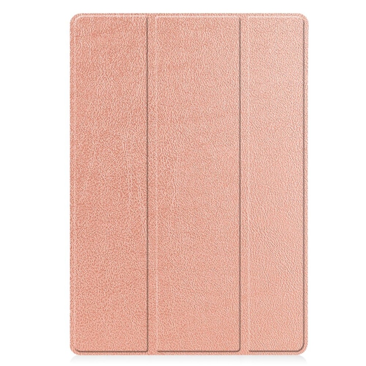Husa tableta din piele pentru Lenovo Idea Tab 11, Protectie Completa, Functie de Stand, Rose Gold